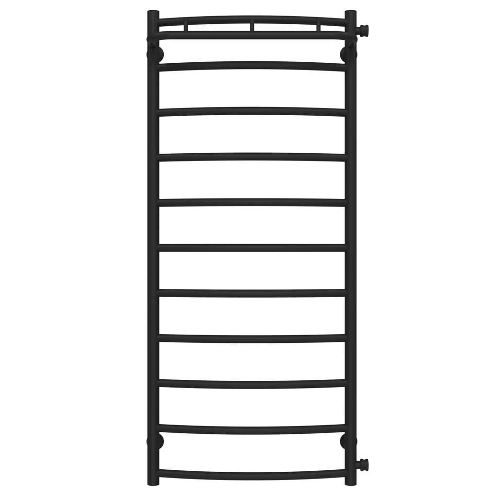 Полотенцесушитель водяной Deffi Классик N П11 боковое правое подключение нержавеющая сталь 500х1200 мм Черный (C.KN.120.50.11.B.C)