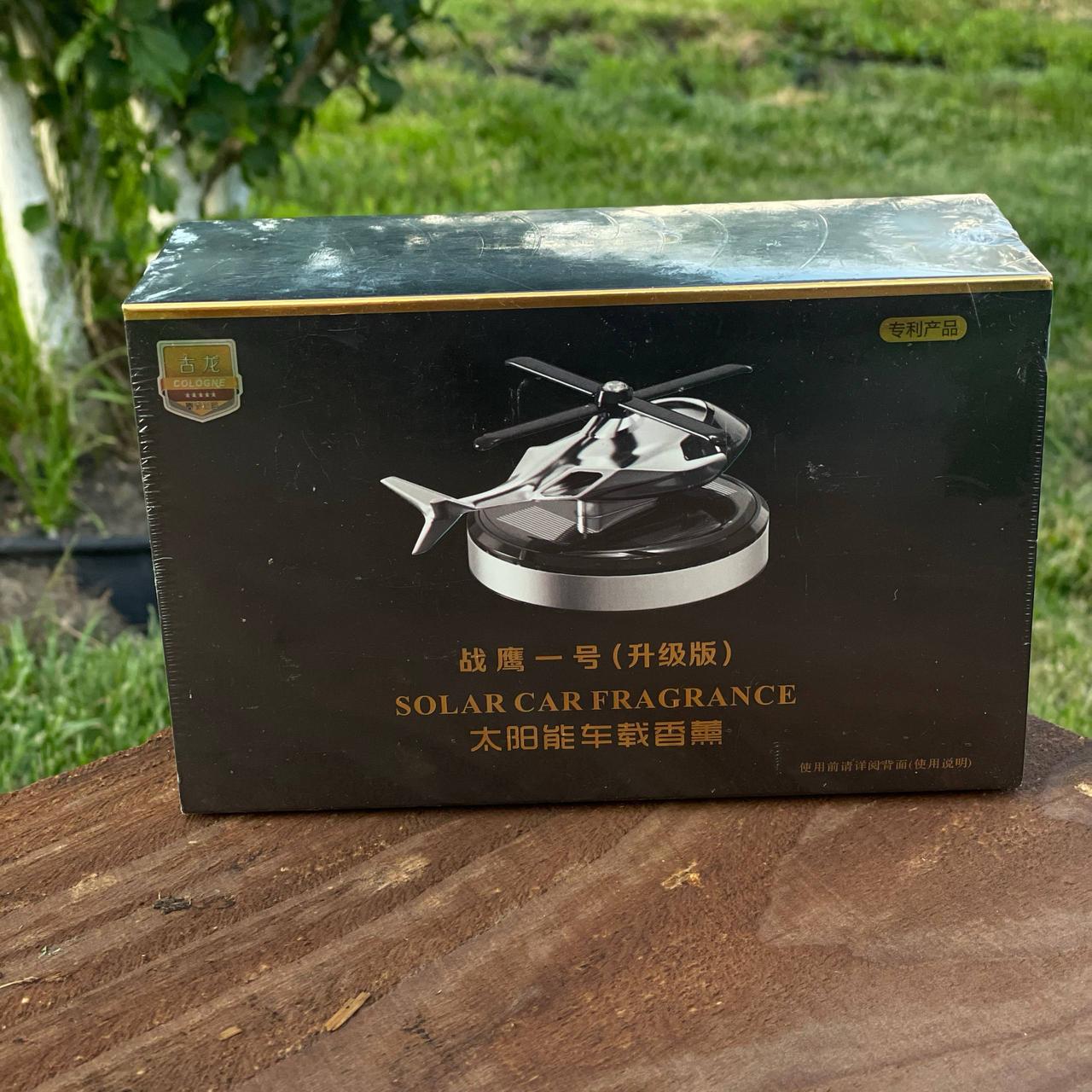 Ароматизатор в машину на сонячних елементах у формі вертольота Сірий - фото 10 Ароматизатор в машину на сонячних елементах у формі вертольота Сірий - фото 10