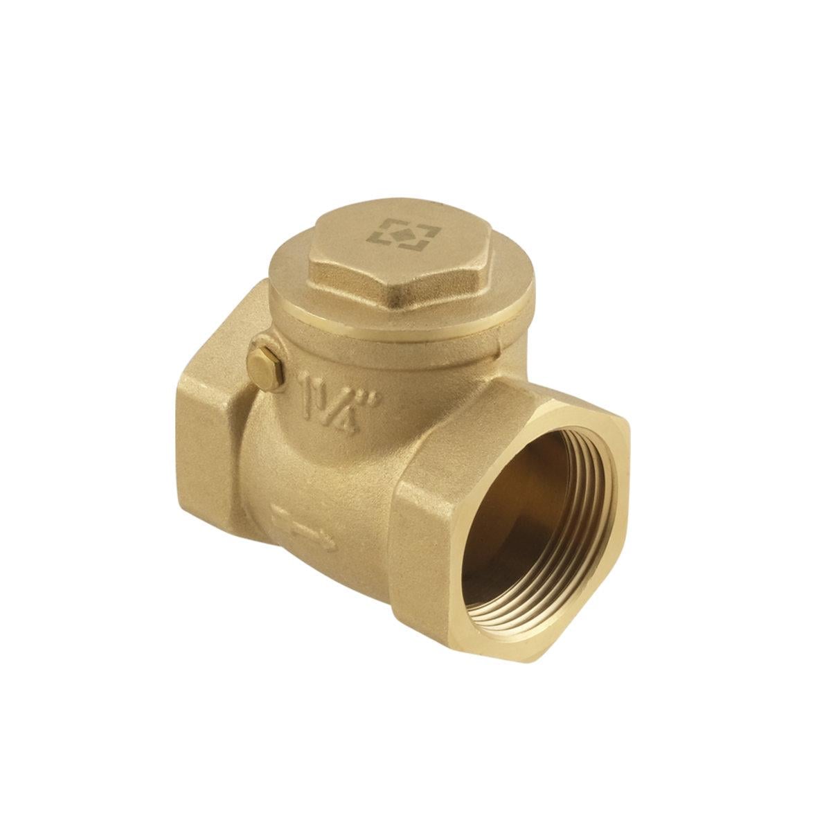 Клапан обратного хода лепестковый Raftec 1 1/4" ВВ латунь (SW-93831) Клапан обратного хода лепестковый Raftec 1 1/4" ВВ латунь (SW-93831)