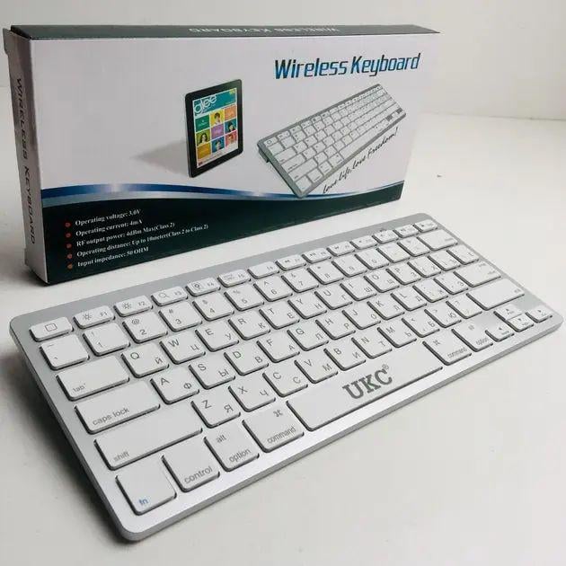 Клавиатура беспроводная Wireless Keyboard X5 285х120х20 мм 78 клавиш ENG раскладкой от 2 батареек AAA (opt-15065)