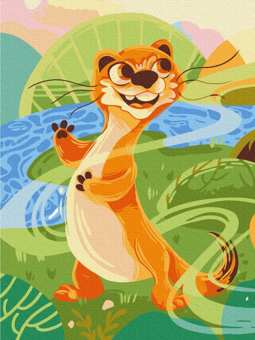 Картина за номерами Brushme Танцююча ласка 30x40 см (KBS0145) Картина за номерами Brushme Танцююча ласка 30x40 см (KBS0145)