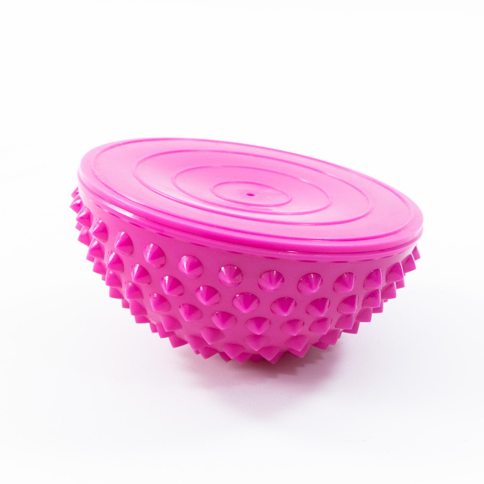 Полусфера массажная балансировочная Osport Розовый (OF-0059) - фото 4 Полусфера массажная балансировочная Osport Розовый (OF-0059) - фото 4