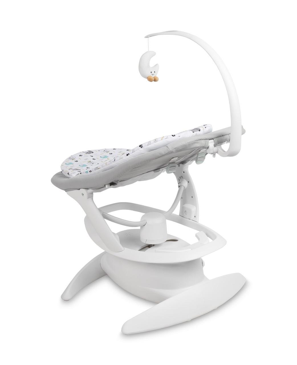 Качели-шезлонг детский Caretero Noco Grey 2в1 (2595250593) - фото 3 Качели-шезлонг детский Caretero Noco Grey 2в1 (2595250593) - фото 3