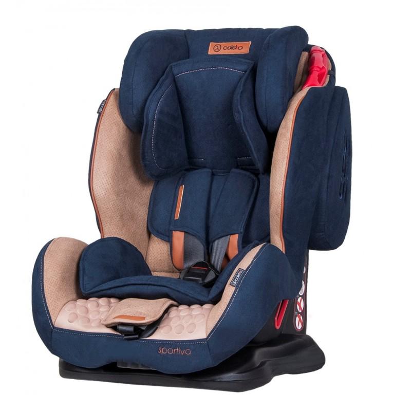 Автокрісло Coletto Sportivo 1-2-3 група 9-36 кг із системою Isofix та SPS Синій (Sportivo-3)