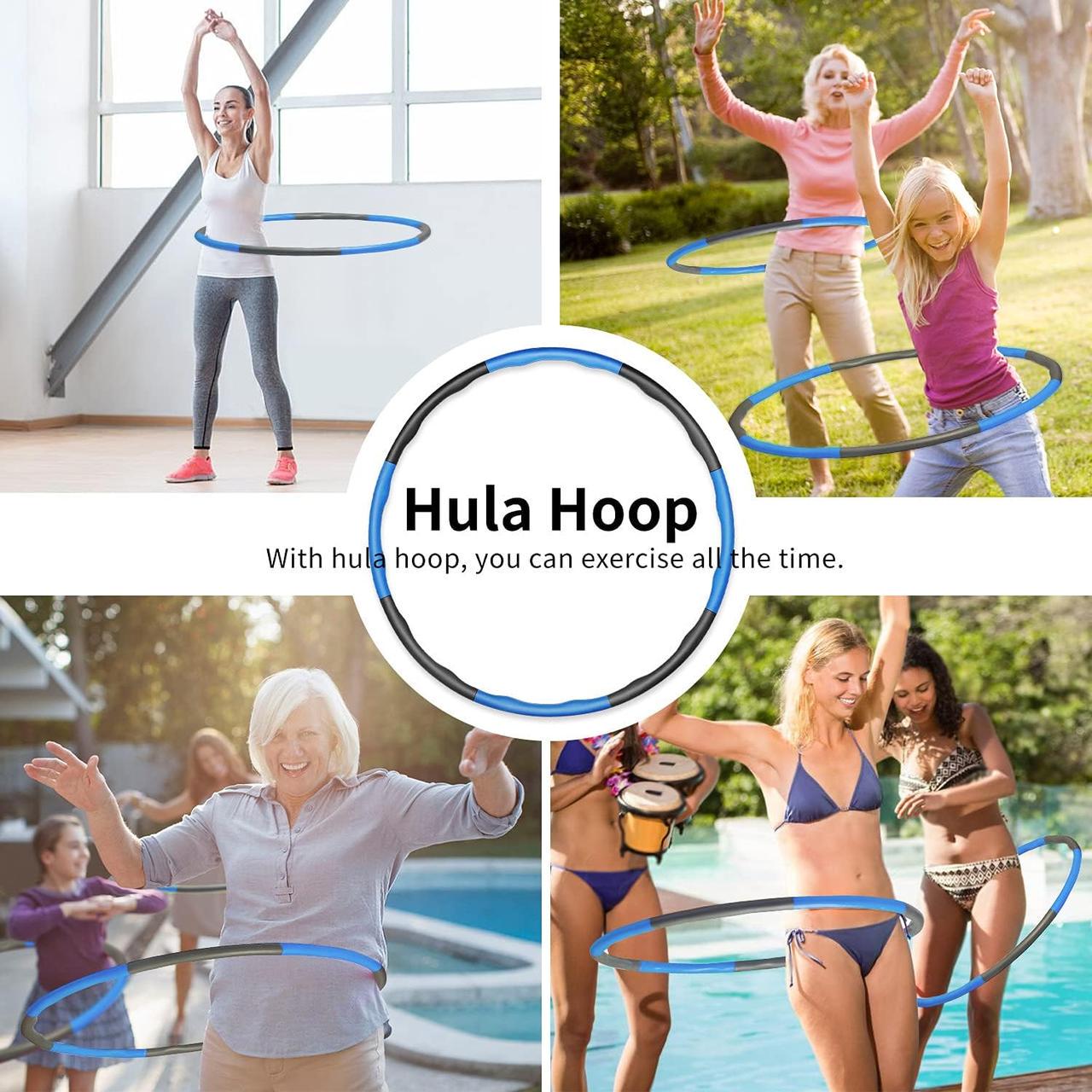 Фитнес-обруч для взрослых BENNIES Hula Hoop 8 сегментов (2354788916) - фото 5