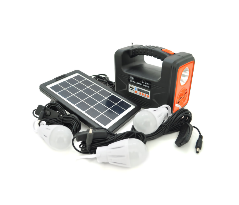 Переносний ліхтар Voltronic RT902BT із сонячною панеллю (26272)