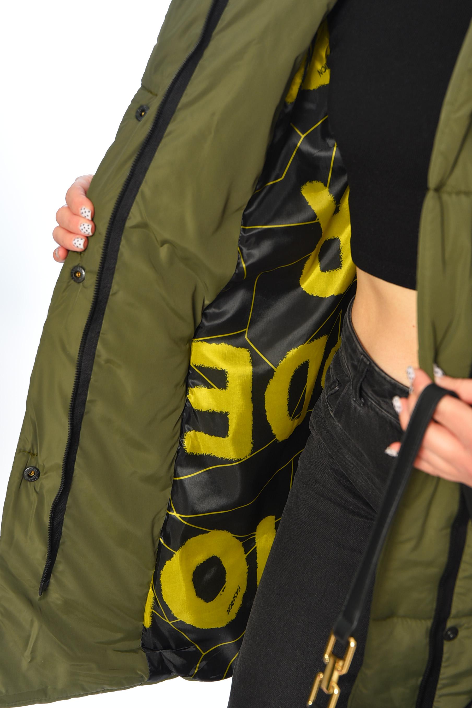 Куртка женская демисезонная S Зеленый (196452) - фото 4