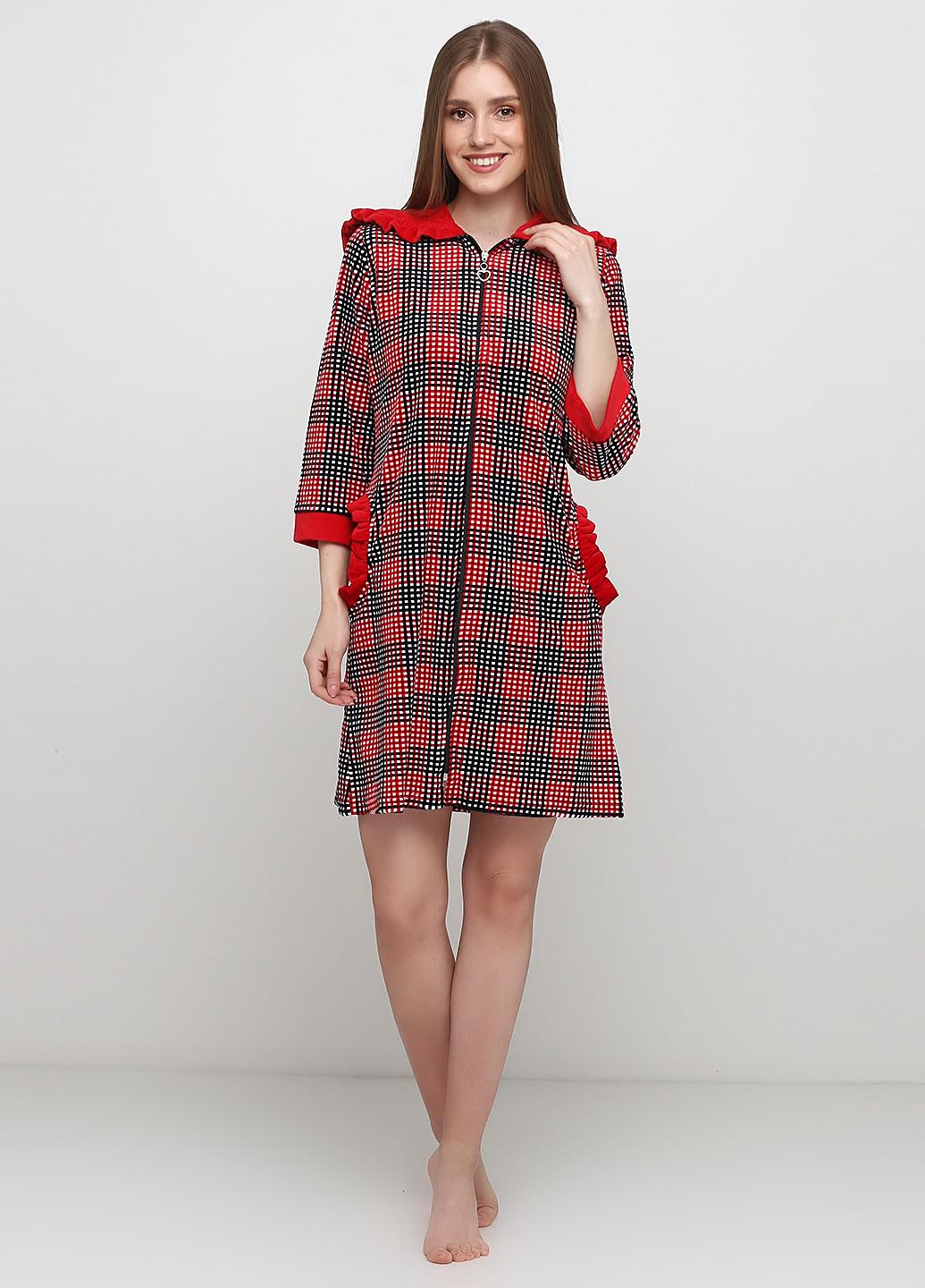 Халат женский Wild Love M Разноцветный/Коралловый (2685)