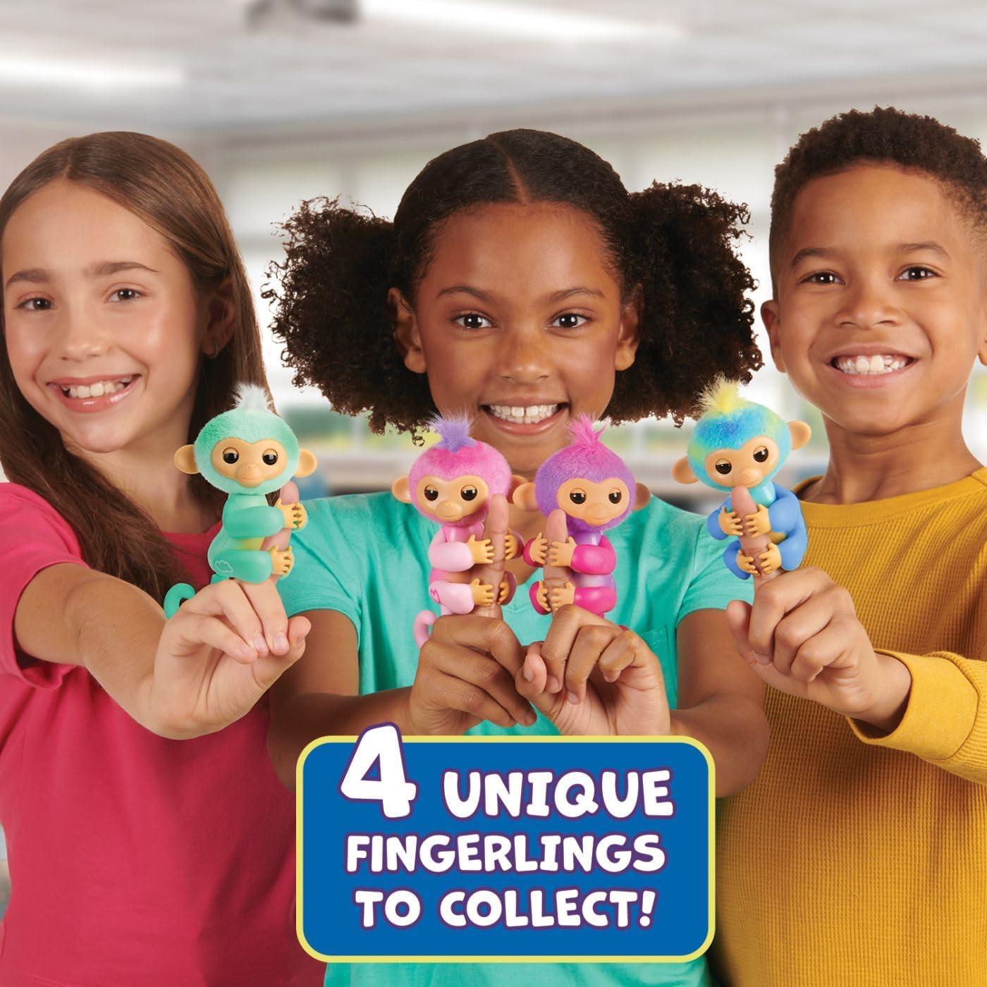 Обезьянка интерактивная Fingerlings 2023 Interactive Baby Monkey Ava (30357595) - фото 6