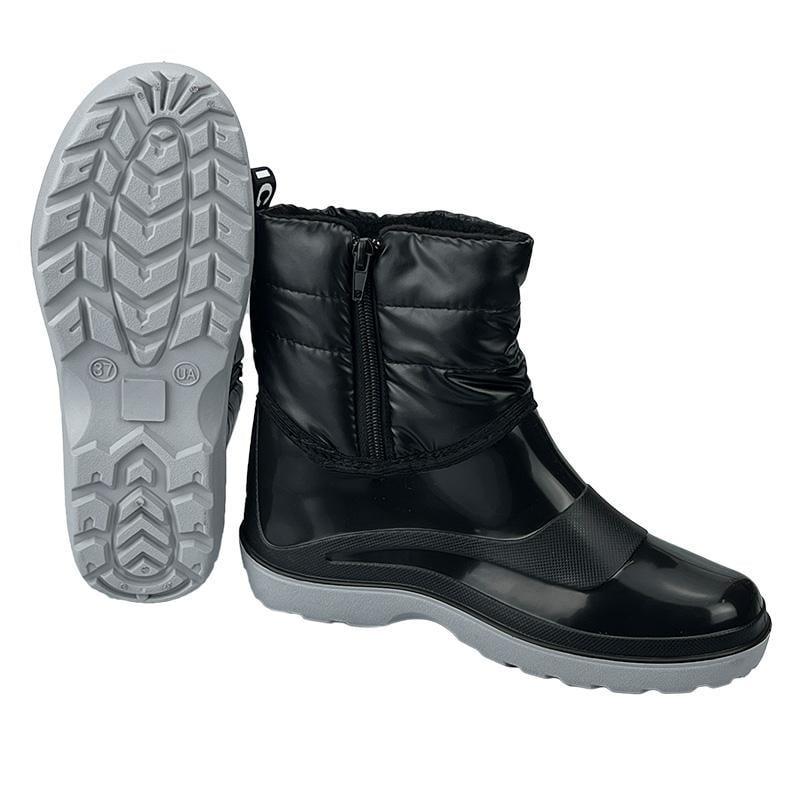 Сапоги женские резиновые утепленные 703-1 p. 36 22,5-23 см Черный (92384270) - фото 1 Сапоги женские резиновые утепленные 703-1 p. 36 22,5-23 см Черный (92384270) - фото 1