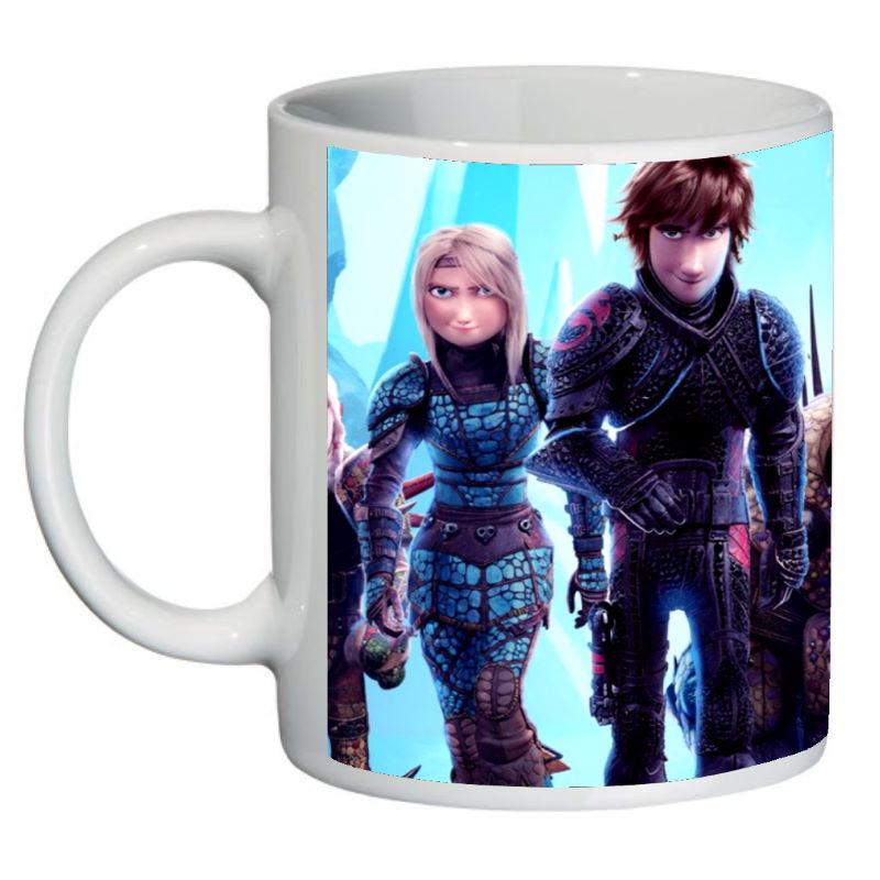 Кружка с принтом SuperCup Как приручить Дракона (SC-Беззубик12)