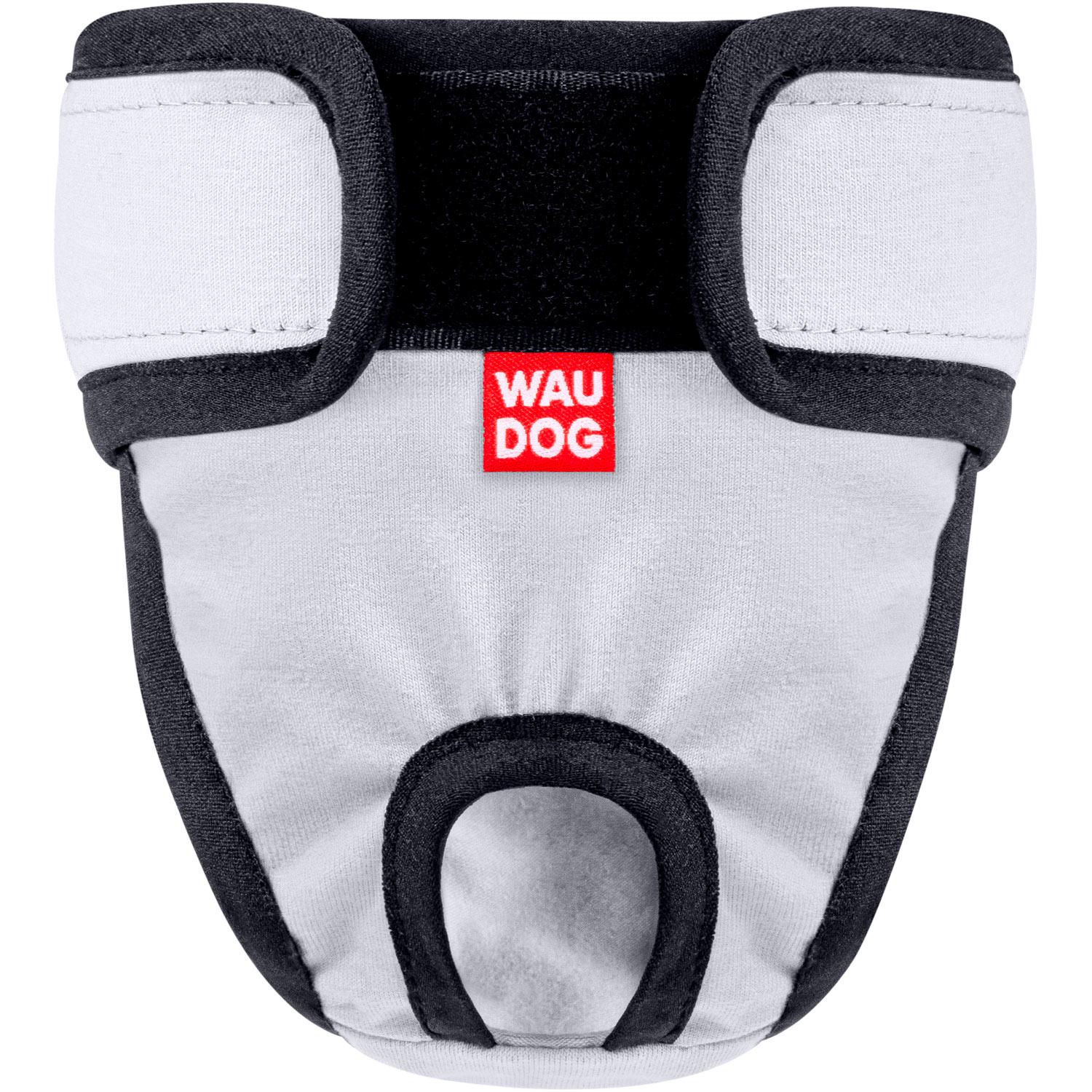 Труси гігієнічні для котів та собак Waudog Vet на липучках XXS Сірий (2495453425)