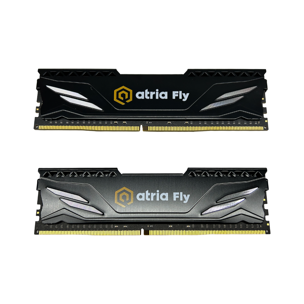 Оперативна пам'ять Atria Fly Black UAT43600CL18BK2/16 DDR4/16 Gb/3600 МГц для настільних ПК (586674)