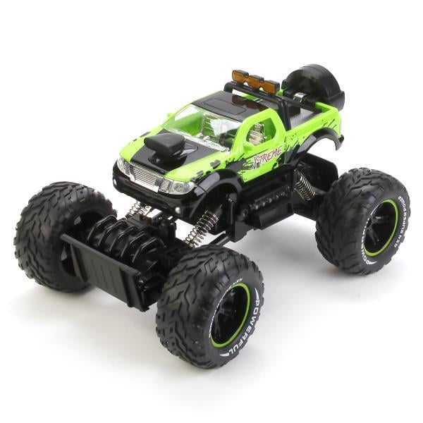 Игрушка на радиоуправлении KI Rock Crarler детский автомобиль джип 1:12 4х4 Зеленый (SUN1779)