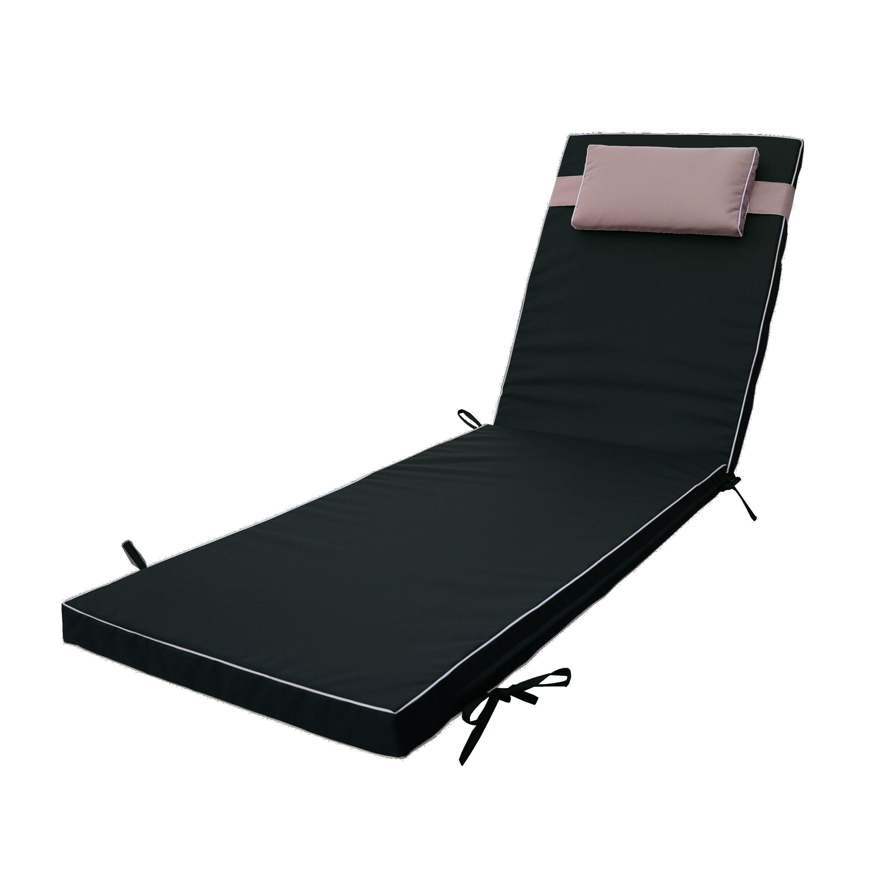 Матрац для шезлонгу eGarden BAHIA оксфорд 195x58x6 см Антрацит/Бежевий (5789) Матрац для шезлонгу eGarden BAHIA оксфорд 195x58x6 см Антрацит/Бежевий (5789)