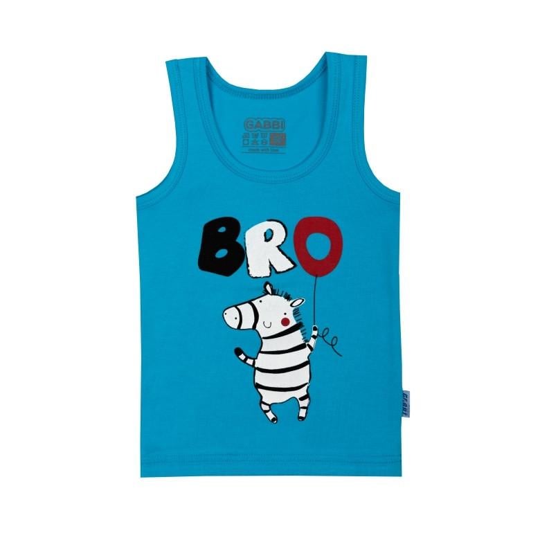 Майка детская для мальчика GABBI MKM-24-1 92 см Синий (14114)