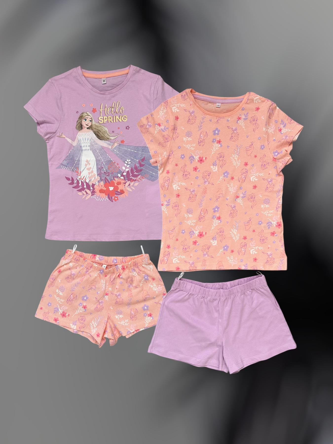 Піжама Disney & C&A 7 років 122 см 2 комплекти Фіолетовий (001300380)