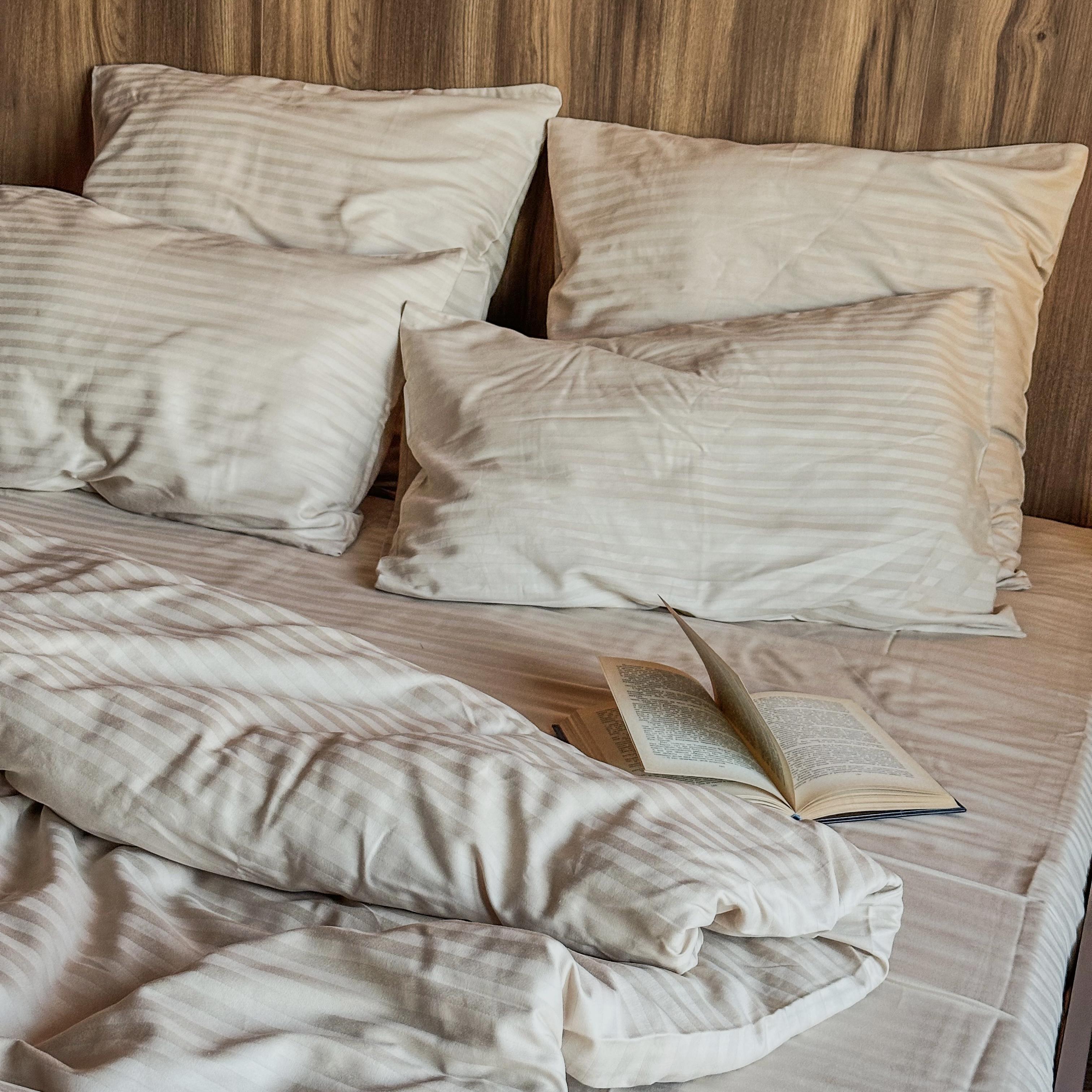 Комплект постільної білизни Lelit SS-3013 180х215 см Бежевий (CN33299)