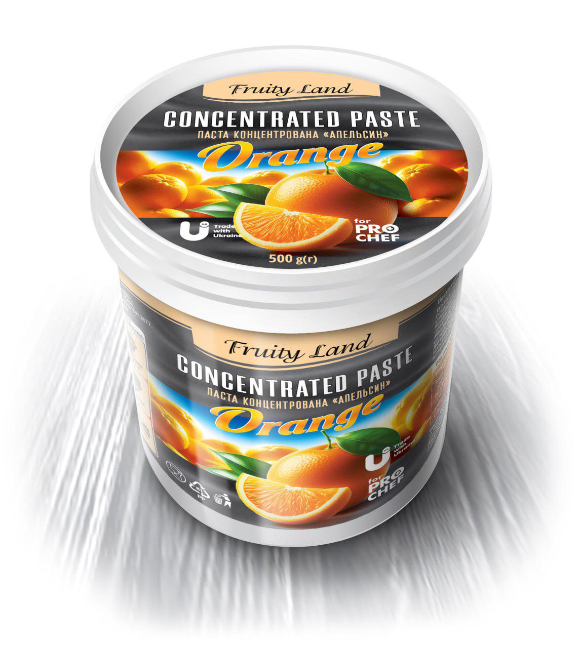 Паста концентрированная Fruityland Апельсин 500 г