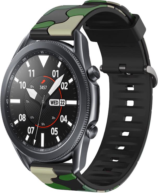 Ремешок Tactic Camouflage для Galaxy Watch 3 45 мм Green (32934-08) - фото 1 Ремешок Tactic Camouflage для Galaxy Watch 3 45 мм Green (32934-08) - фото 1