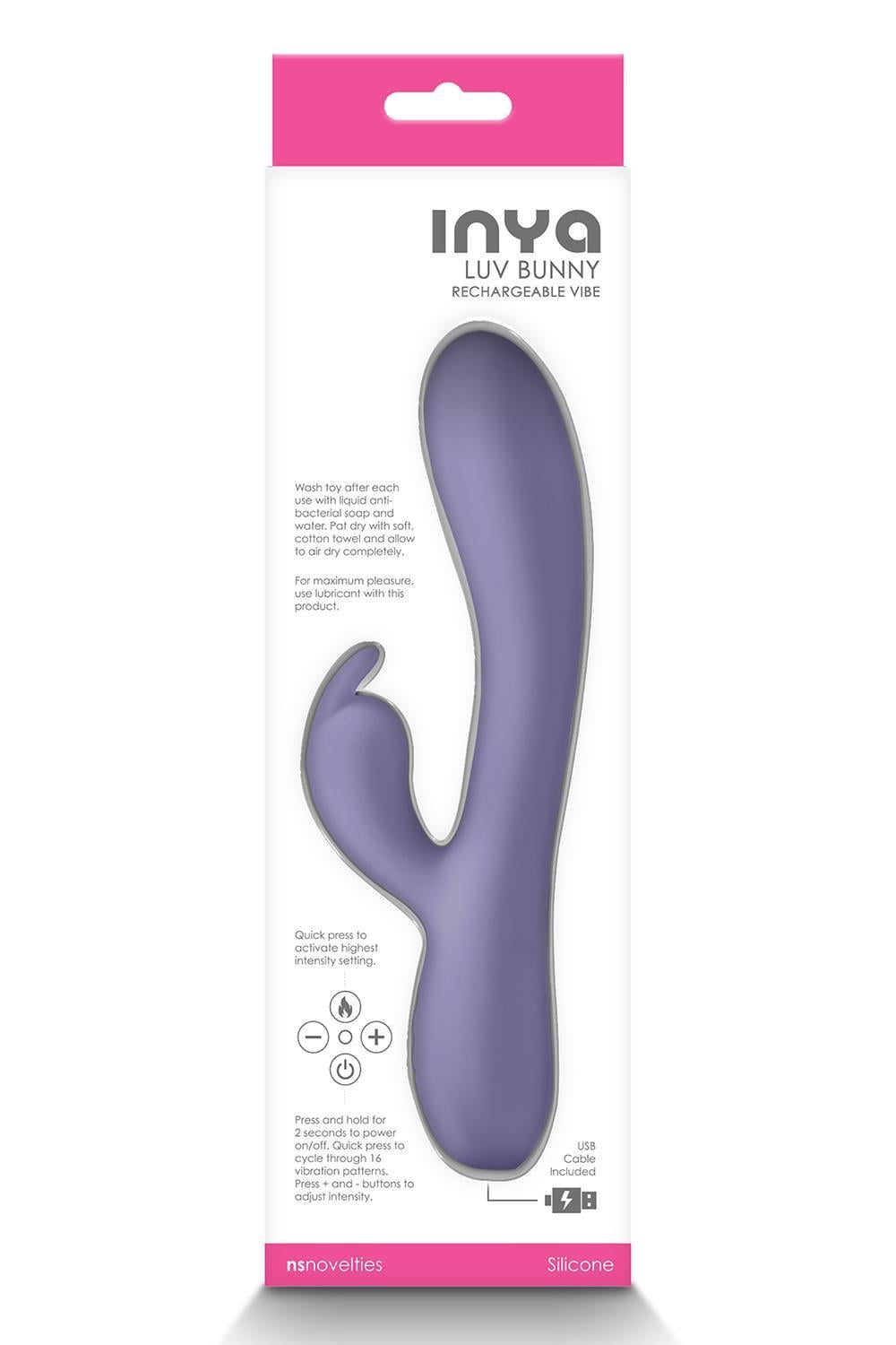 Вибратор кролик NS Novelties INYA LUV BUNNY PURPLE