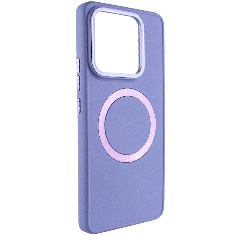 Протиударний TPU чохол Bonbon Metal Style with MagSafe для Xiaomi 13 Pro Бузковий / Dasheen