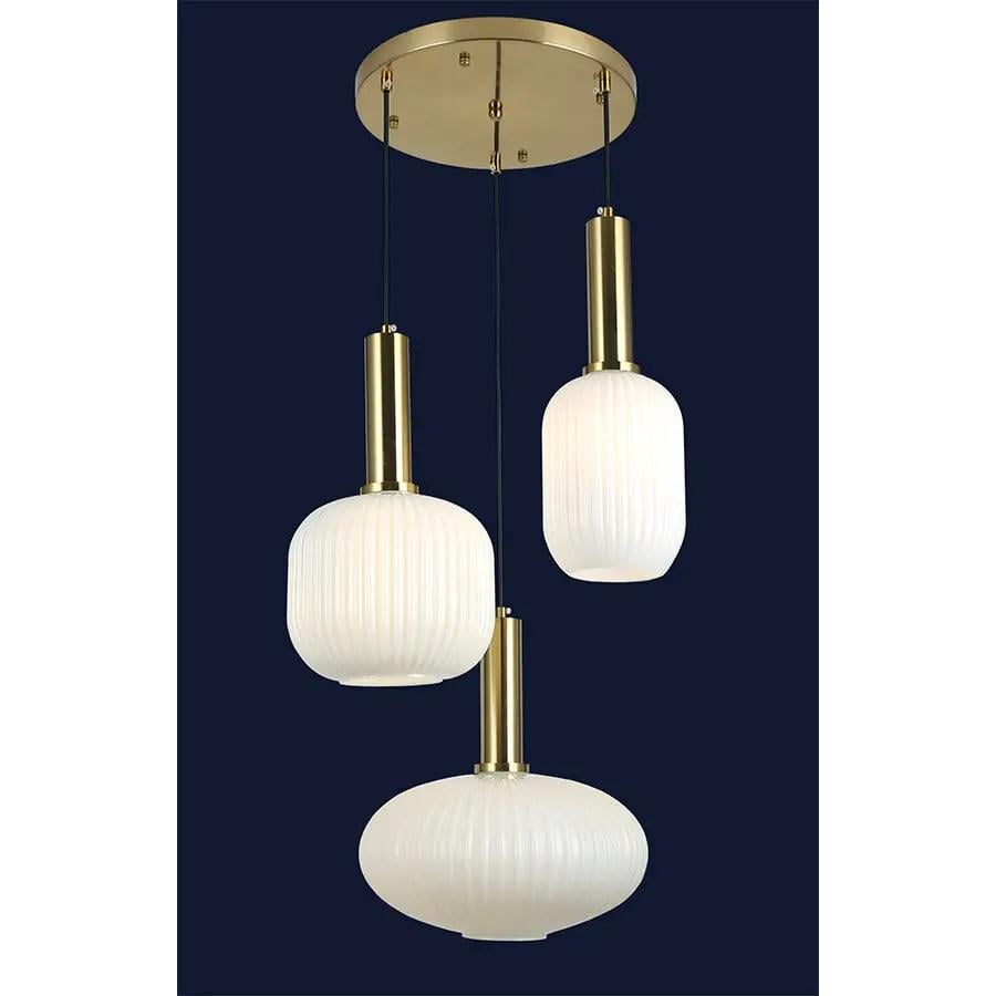 Люстра Levistella 9163811-3 BRZ+WH (371377)