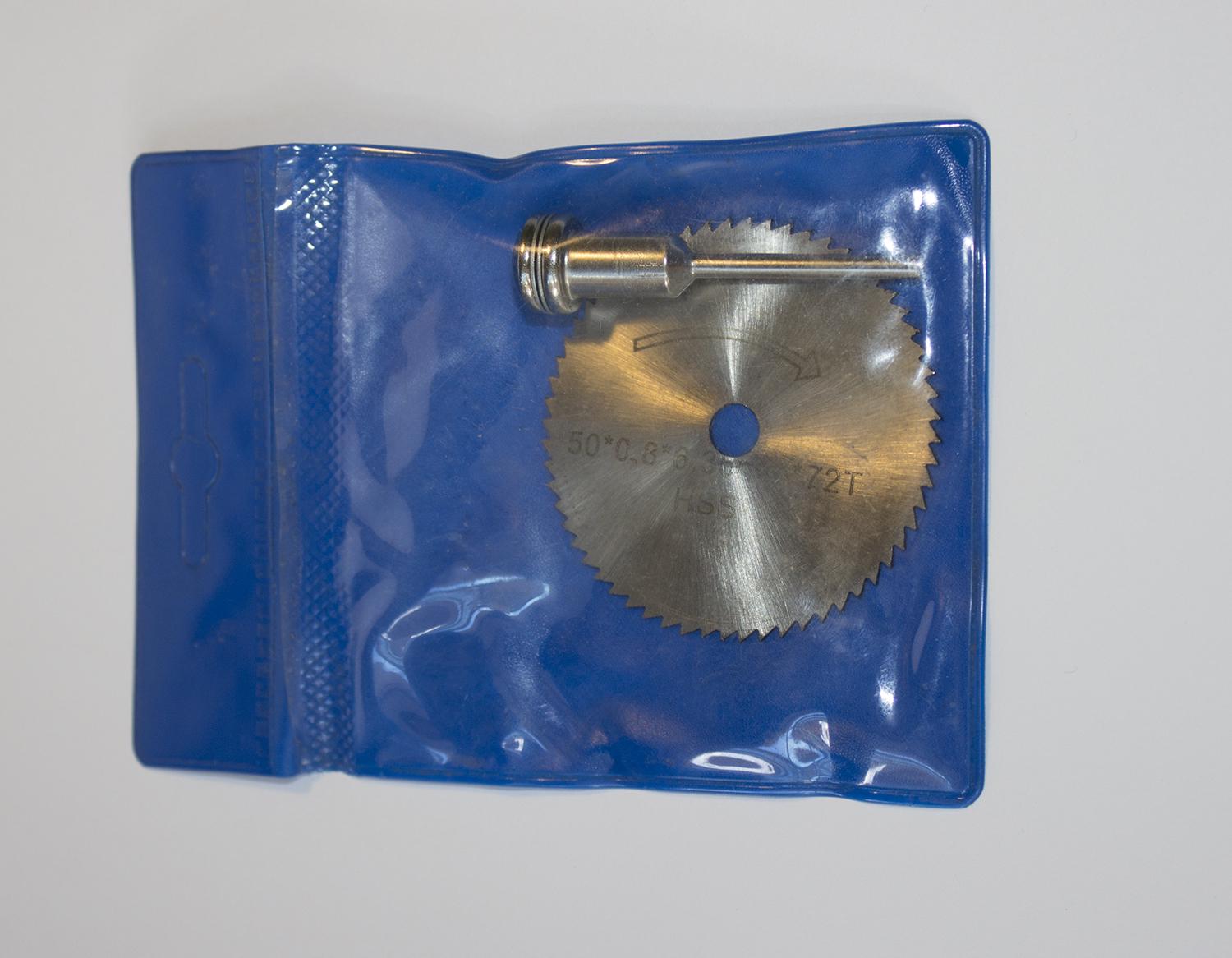 Диск відрізний на гравер HSS з тримачем 50х0,8х6,35 мм - фото 2 Диск відрізний на гравер HSS з тримачем 50х0,8х6,35 мм - фото 2