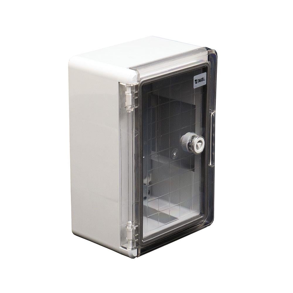 Корпус пластиковый ударопрочный TAKEL 200x300x130 мм с прозрачной дверцей IP65 (512820)