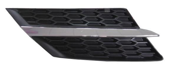 Решетка передняя правая + хромированная накладка Toyota RAV 4 (CP TO-RAV4-12-1850R)