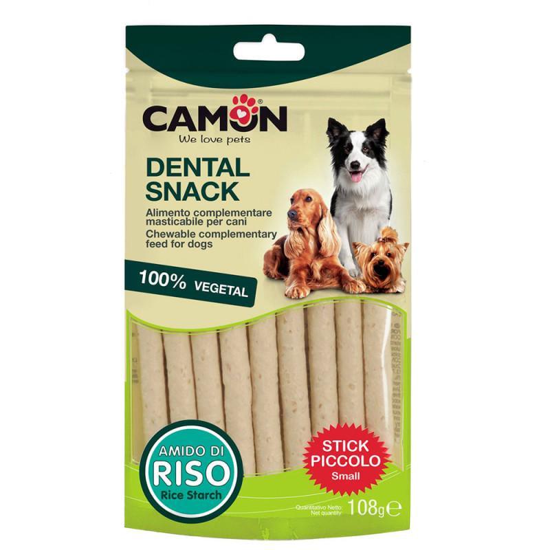 Лакомства для собак для дрессировки Camon Dental Snack овощные палочки с рисовым крахмалом 13 см 108 г/9 шт. (2729893546) - фото 1 Лакомства для собак для дрессировки Camon Dental Snack овощные палочки с рисовым крахмалом 13 см 108 г/9 шт. (2729893546) - фото 1