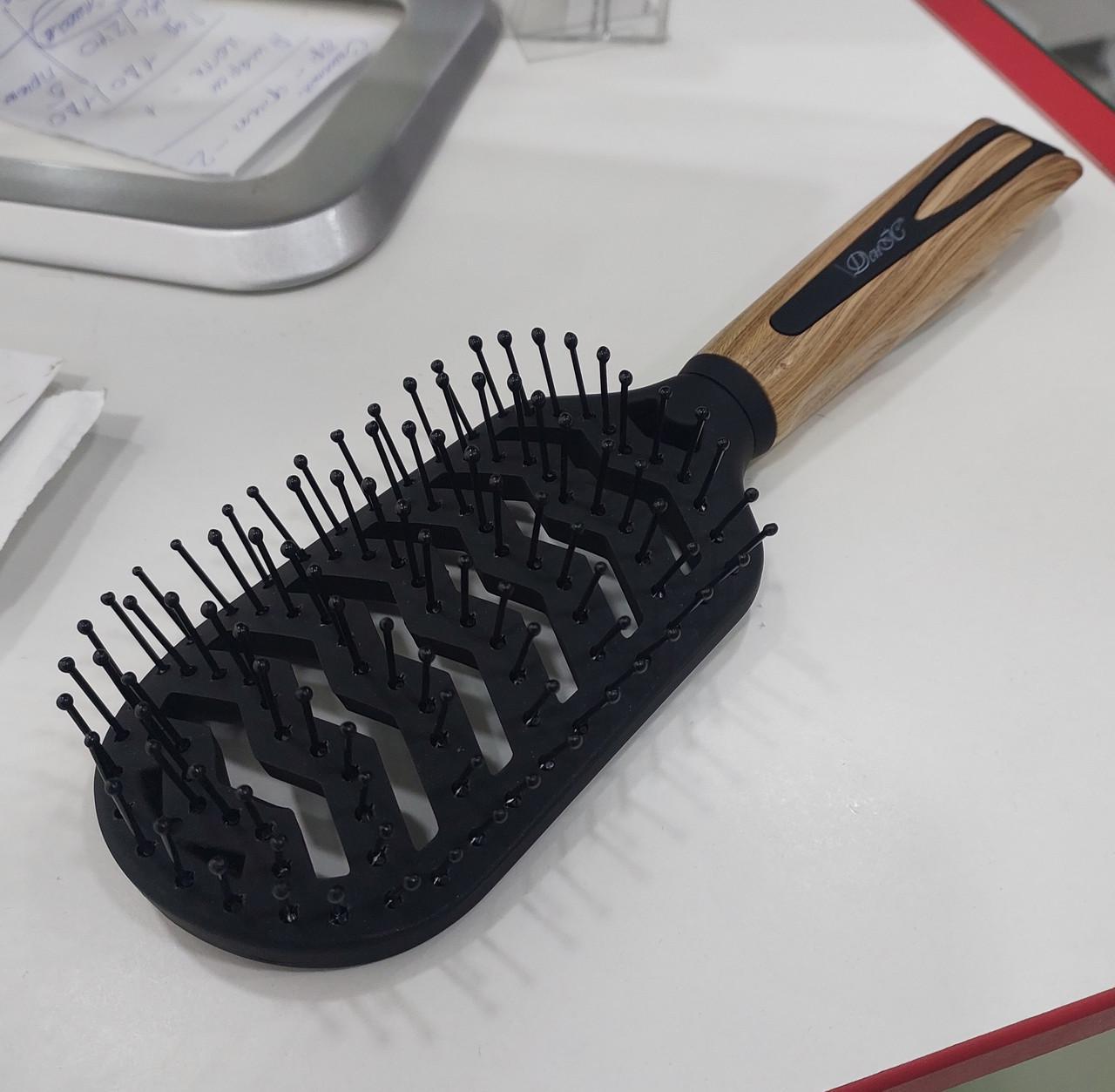 Расческа для укладки широкий ДенІС professional карбоновая ручка под дерево (1453070671) - фото 7 Расческа для укладки широкий ДенІС professional карбоновая ручка под дерево (1453070671) - фото 7