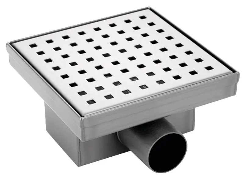 Душевой трап KOER FD02-S150 из нержавеющей стали 150x150 мм (OL-AC0683)