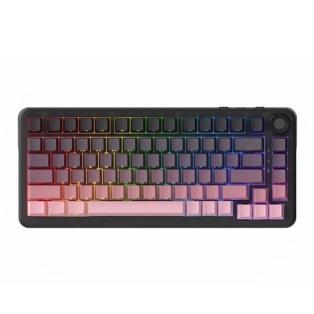 Клавіатура ігрова Ajazz Ak820 MAX бездротова механічна із RGB підсвічуванням з підтримкою HOT-SWAP Flying Fish Switch Blackberry