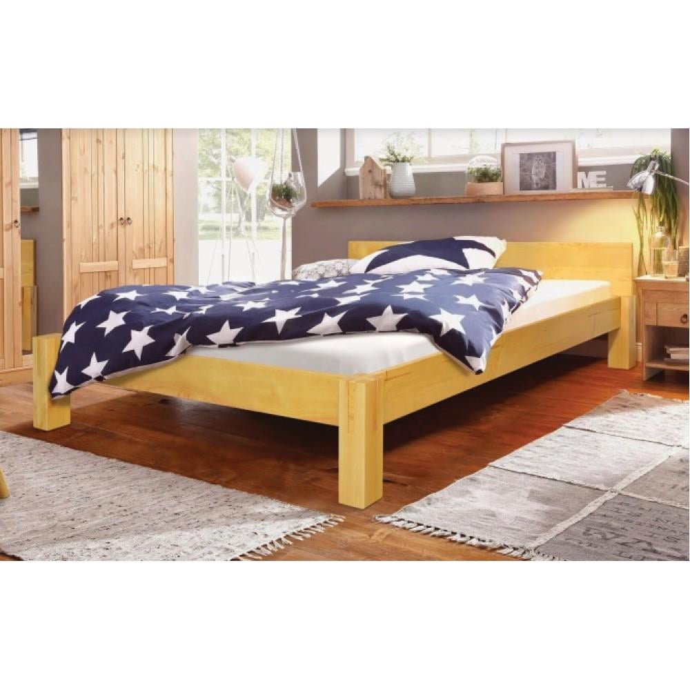 Ліжко з натурального дерева сосна Stemma Комфорт 160х200 см Вільха (34603)