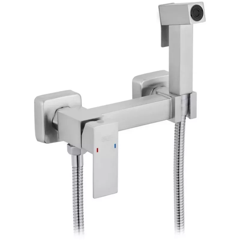 Змішувач для біде Kroner KRP Edelstahl Kubus-ESG052 з гігієнічним душем (2654078289)