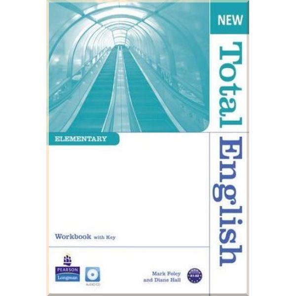 Книга Mark Foley/Diane Hall "New Total English Elementary Workbook with CD and key" (ISBN:9781408267332)