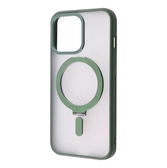 Чехол-накладка для телефона WAVE Premium Attraction Case with Magnetic Ring - iPhone 13 Pro Max green (446180015)