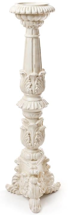 Подсвечник Барокко 18,8х16,5х60 см Слоновая кость (BD-430-103)