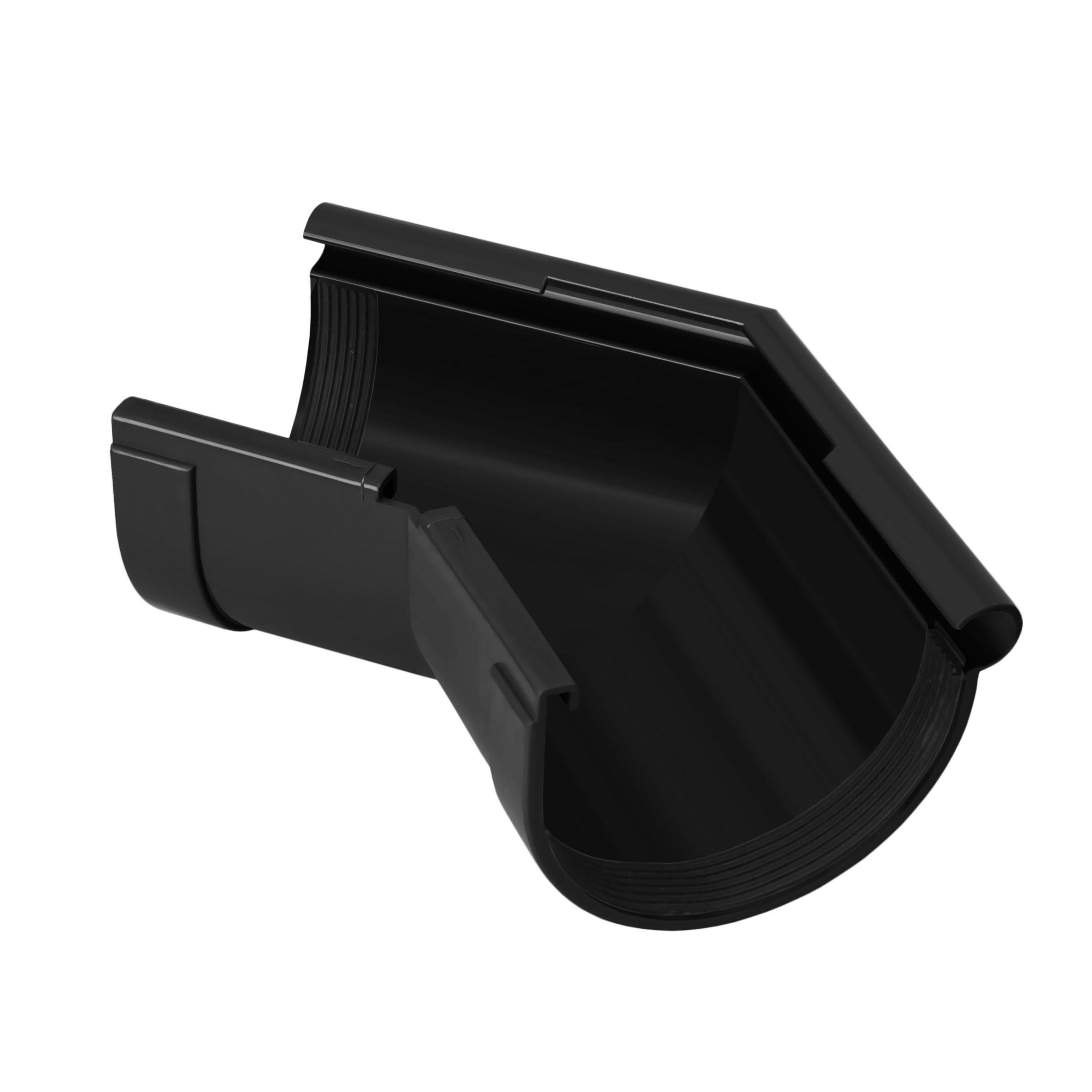 Угол желоба наружный 135° RAINWAY 90 мм Графитовый