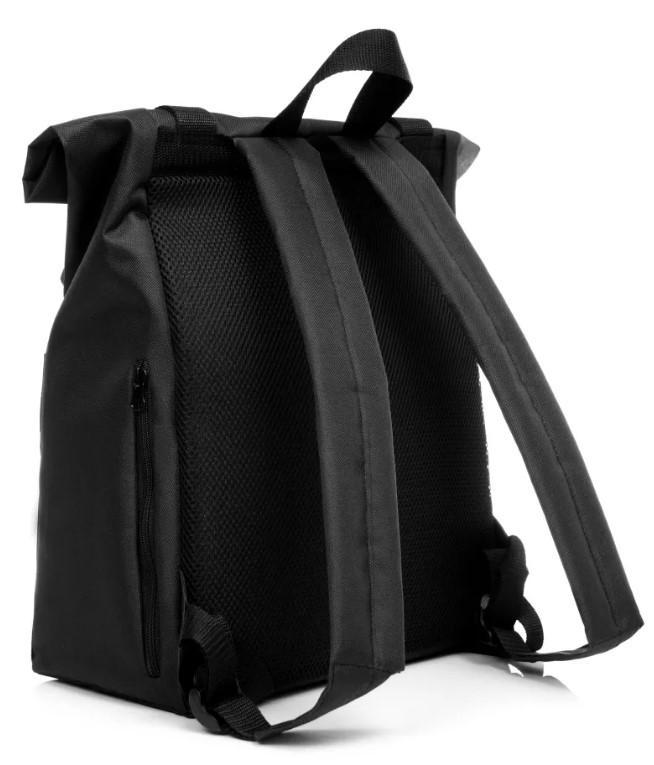 Рюкзак мужской Sambag RollTop Milton тканевый Черный (27151008r) - фото 3