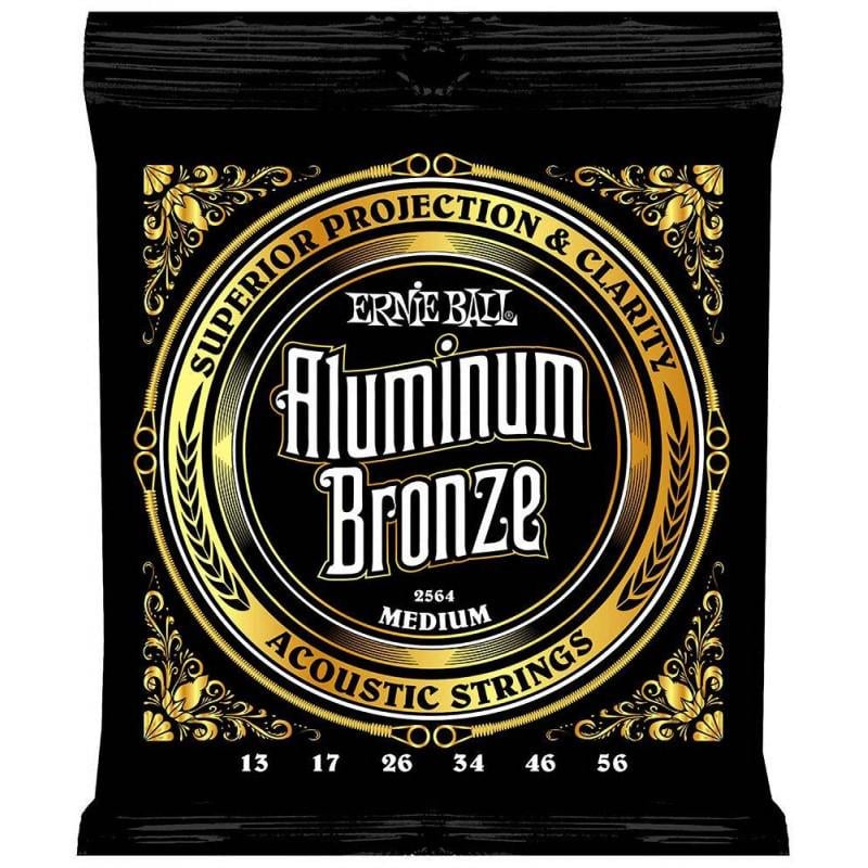 Струни для гітари Ernie Ball 2564 Aluminum Bronze Acoustic 13-56 Medium (11100724)