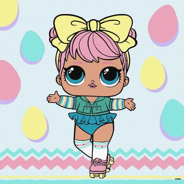 Картина номерів Ideyka LOL Surprise! Spring Bling DAWN 2 30х30 см (Id-KHO1226)