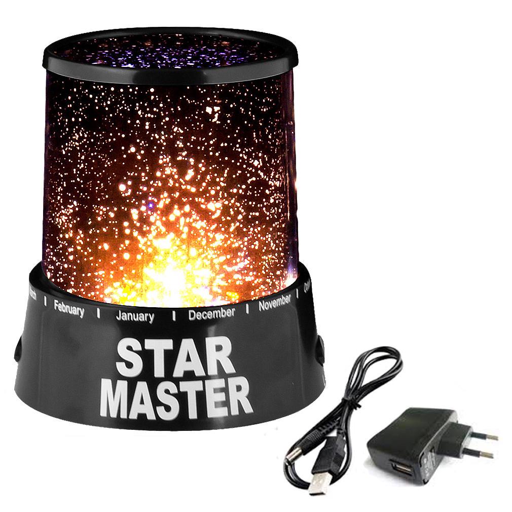 Проектор зоряного неба Star master 12 см Black