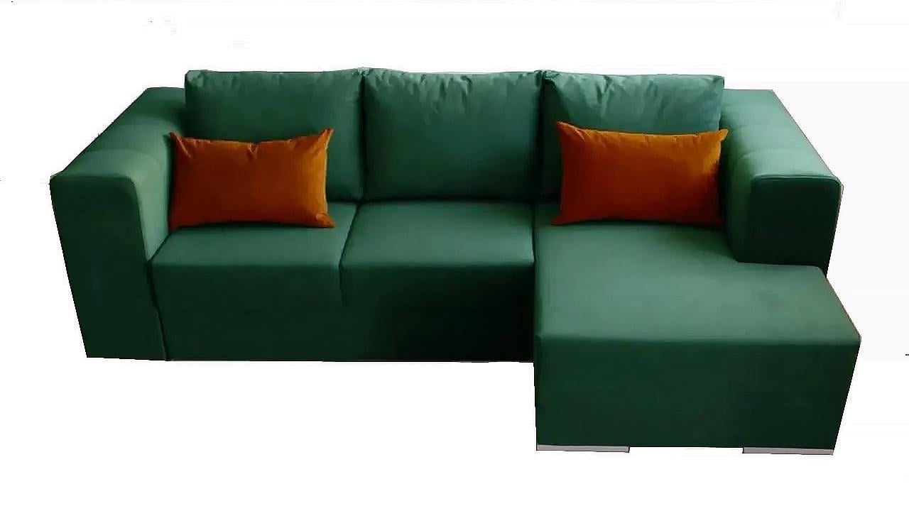 Диван ортопедичний Шик Галичина Ензо кутовий розкладний дерево/текстиль Зелений Диван ортопедичний Шик Галичина Ензо кутовий розкладний дерево/текстиль Зелений