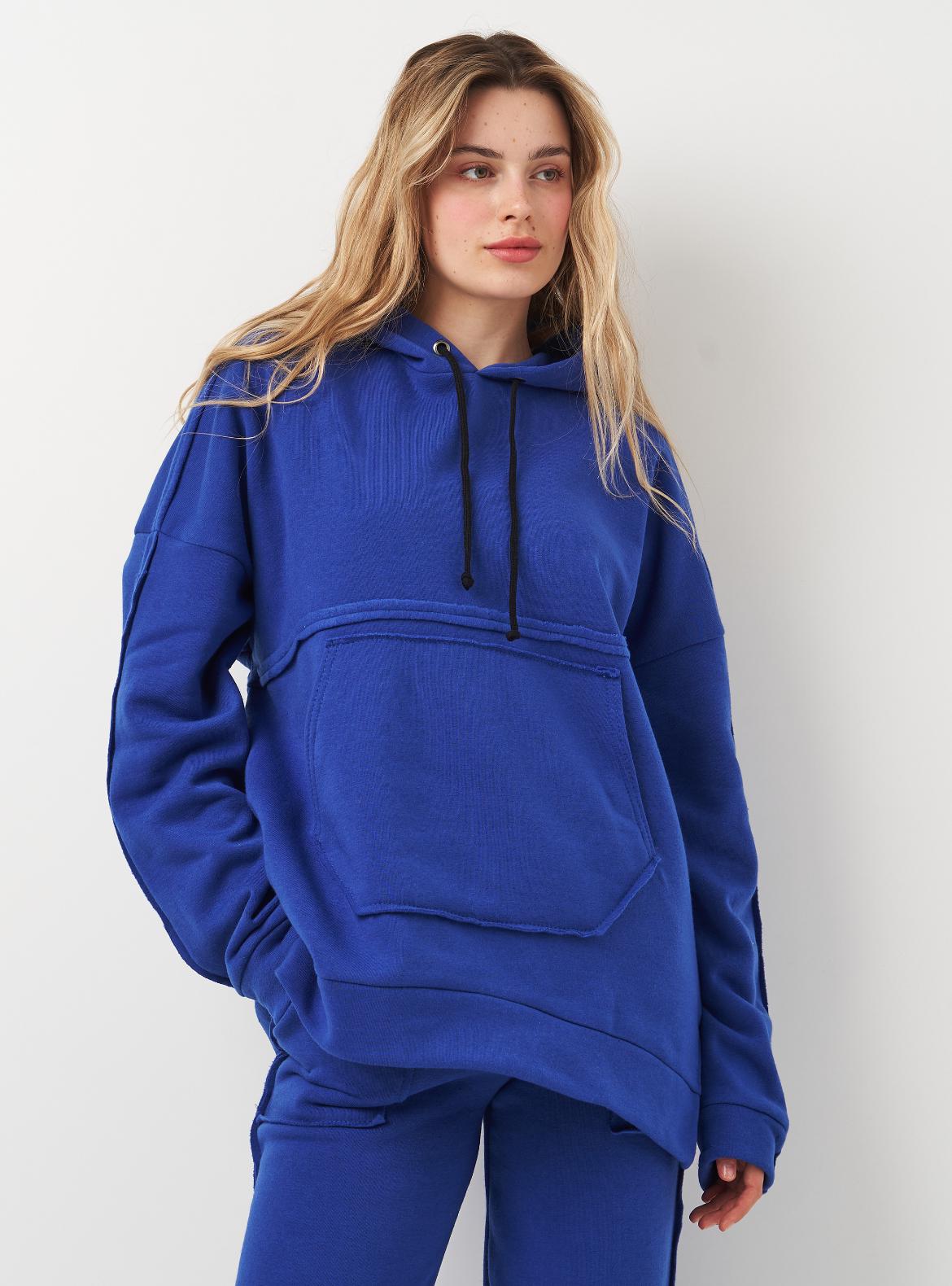 Спортивный костюм утепленный Вилена женский р. 54 Синий (2288073110) - фото 2 Спортивный костюм утепленный Вилена женский р. 54 Синий (2288073110) - фото 2