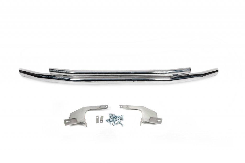 Нижняя двойная губа ST014 51 на 42 мм CAN для Volkswagen T5 2010-2015 гг. нержавеющая сталь Хром