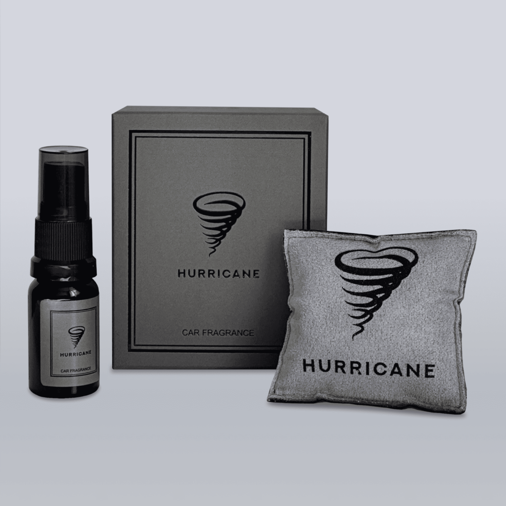 Ароматизатор HURRICANE GRAY STANDART классический аромат с нотами лимона бергамота ириса и сандала