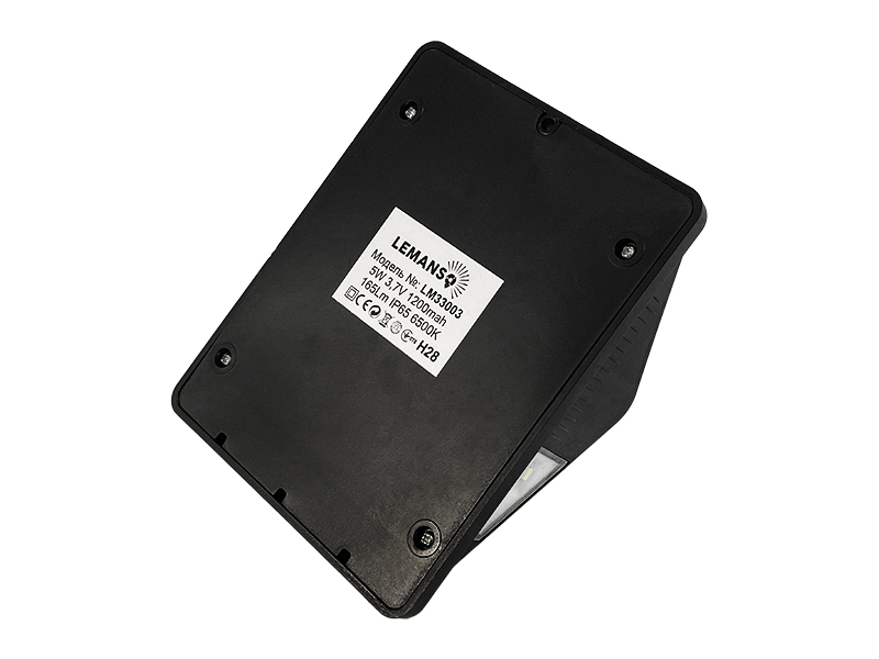 Светильник аккумуляторный фасадный Lemanso LM33003 на солнечной батарее с датчиком движения 5 Вт (6995) - фото 3 Светильник аккумуляторный фасадный Lemanso LM33003 на солнечной батарее с датчиком движения 5 Вт (6995) - фото 3