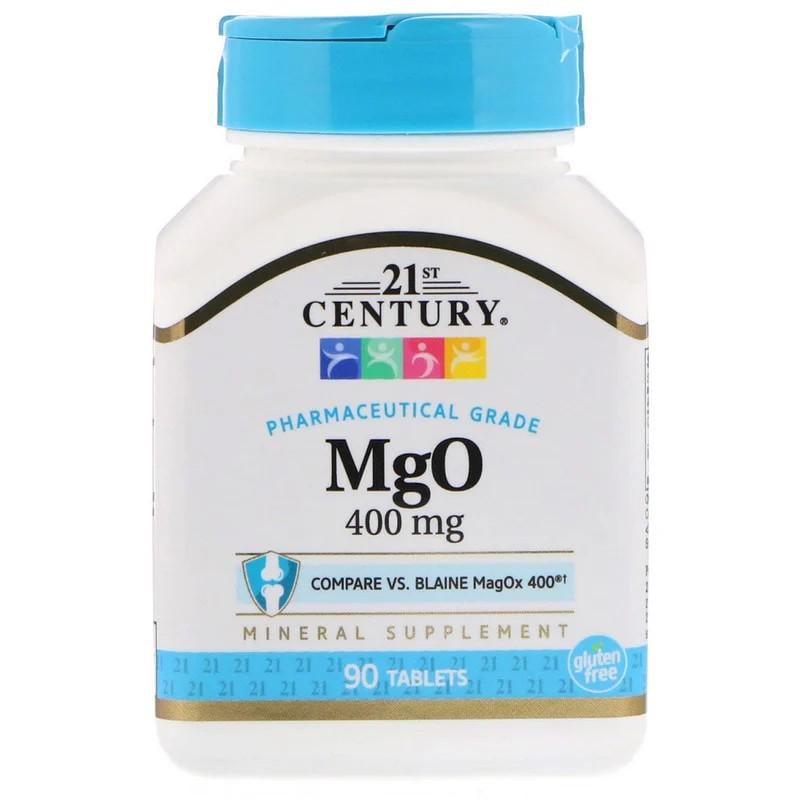 Вітаміни 21st Century MgO 400 мг 90 таблеток